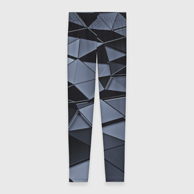 Леггинсы 3D с принтом Abstract Gray в Курске, 80% полиэстер, 20% эластан | Эластичный пояс, зауженные к низу, низкая посадка | абстракция | бумага | геометрия | грани | изгиб | линии | полигоны | полосы | постель | розовый | сочетания | текстура | треугольники