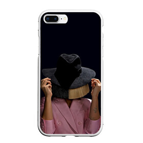 Чехол для iPhone 7Plus/8 Plus матовый с принтом Hat в Курске, Силикон | Область печати: задняя сторона чехла, без боковых панелей | angel | pop | sia | ангел | поп | сиа