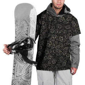 Накидка на куртку 3D с принтом Кастеты в Курске, 100% полиэстер |  | кастет | оружие | паттерн | узор | холодное | щипы