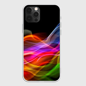 Чехол для iPhone 12 Pro Max с принтом Цветной дым в Курске, Силикон |  | Тематика изображения на принте: абстракция | волны | дым | узоры | форма | цвет