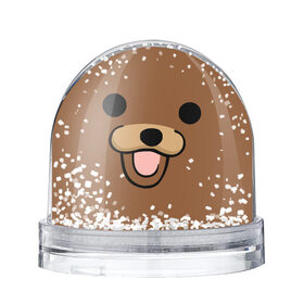 Снежный шар с принтом Медведь в Курске, Пластик | Изображение внутри шара печатается на глянцевой фотобумаге с двух сторон | Тематика изображения на принте: интернет | клевый | медведь | мем | мишка | мишки | прикол | прикольный | смешной | шутка