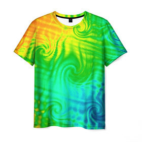 Мужская футболка 3D с принтом Цвет-2 в Курске, 100% полиэфир | прямой крой, круглый вырез горловины, длина до линии бедер | baphomet.by | дмитрий данилин | цвет 2