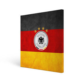 Холст квадратный с принтом Сборная Германии в Курске, 100% ПВХ |  | germany | германия | футбольная форма