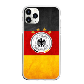Чехол для iPhone 11 Pro матовый с принтом Сборная Германии в Курске, Силикон |  | germany | германия | футбольная форма