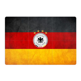 Магнитный плакат 3Х2 с принтом Сборная Германии в Курске, Полимерный материал с магнитным слоем | 6 деталей размером 9*9 см | germany | германия | футбольная форма