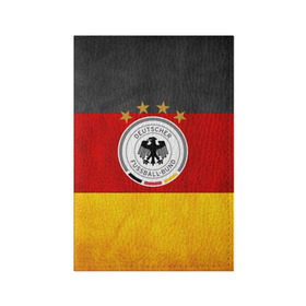 Обложка для паспорта матовая кожа с принтом Сборная Германии в Курске, натуральная матовая кожа | размер 19,3 х 13,7 см; прозрачные пластиковые крепления | germany | германия | футбольная форма