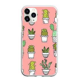 Чехол для iPhone 11 Pro матовый с принтом cactus в Курске, Силикон |  | cactus | tmblr | tubmler | кактус