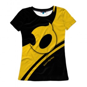 Женская футболка 3D с принтом Team Dignitas в Курске, 100% полиэфир ( синтетическое хлопкоподобное полотно) | прямой крой, круглый вырез горловины, длина до линии бедер | 