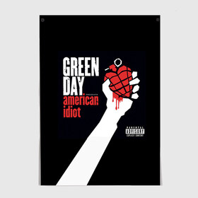 Постер с принтом Green Day 3 в Курске, 100% бумага
 | бумага, плотность 150 мг. Матовая, но за счет высокого коэффициента гладкости имеет небольшой блеск и дает на свету блики, но в отличии от глянцевой бумаги не покрыта лаком | american idiot | green day | грин дей | грин дэй