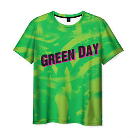Мужская футболка 3D с принтом Green Day 1 в Курске, 100% полиэфир | прямой крой, круглый вырез горловины, длина до линии бедер | american idiot | green day | грин дей | грин дэй