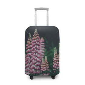 Чехол для чемодана 3D с принтом Многолетник в Курске, 86% полиэфир, 14% спандекс | двустороннее нанесение принта, прорези для ручек и колес | макро | многолетник | цветы