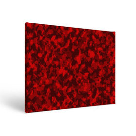 Холст прямоугольный с принтом Красный камуфляж в Курске, 100% ПВХ |  | Тематика изображения на принте: милитари