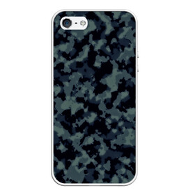 Чехол для iPhone 5/5S матовый с принтом Военный камуфляж в Курске, Силикон | Область печати: задняя сторона чехла, без боковых панелей | армия | милитари