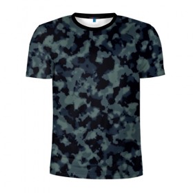 Мужская футболка 3D спортивная с принтом Военный камуфляж в Курске, 100% полиэстер с улучшенными характеристиками | приталенный силуэт, круглая горловина, широкие плечи, сужается к линии бедра | армия | милитари