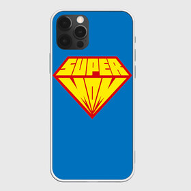 Чехол для iPhone 12 Pro Max с принтом Супермама в Курске, Силикон |  | мама
