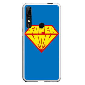 Чехол для Honor P Smart Z с принтом Супермама в Курске, Силикон | Область печати: задняя сторона чехла, без боковых панелей | мама
