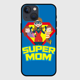 Чехол для iPhone 13 mini с принтом Супермама в Курске,  |  | мама