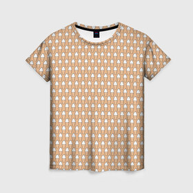 Женская футболка 3D с принтом Full ICream в Курске, 100% полиэфир ( синтетическое хлопкоподобное полотно) | прямой крой, круглый вырез горловины, длина до линии бедер | food | ice cream | love | вкусно | еда | мороженое
