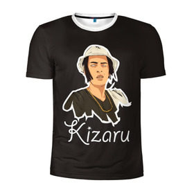 Мужская футболка 3D спортивная с принтом Kizaru в Курске, 100% полиэстер с улучшенными характеристиками | приталенный силуэт, круглая горловина, широкие плечи, сужается к линии бедра | кизару