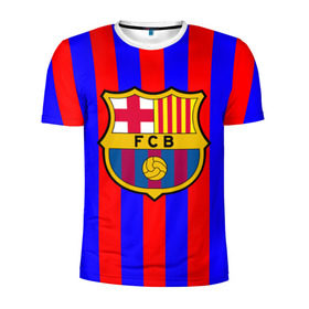 Мужская футболка 3D спортивная с принтом Браса лучшая команда! в Курске, 100% полиэстер с улучшенными характеристиками | приталенный силуэт, круглая горловина, широкие плечи, сужается к линии бедра | barcelona | fc | fcb | барселона | испания | футбольный клуб