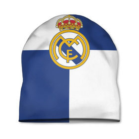 Шапка 3D с принтом Real Madrid №1! в Курске, 100% полиэстер | универсальный размер, печать по всей поверхности изделия | fc | fcb | lfp | real madrid | болельщикам | испания | испанская премьер лига | испанский | мадрид | реал | реал мадрид | футбольный клуб