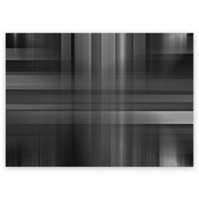 Поздравительная открытка с принтом Серая текстура в Курске, 100% бумага | плотность бумаги 280 г/м2, матовая, на обратной стороне линовка и место для марки
 | бумага | геометрия | грани | изгиб | линии | полигоны | полосы | постель | серый | сочетания | текстура | треугольники