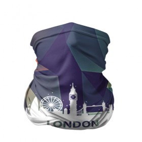 Бандана-труба 3D с принтом Лондон в Курске, 100% полиэстер, ткань с особыми свойствами — Activecool | плотность 150‒180 г/м2; хорошо тянется, но сохраняет форму | london