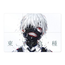 Магнитный плакат 3Х2 с принтом Канеки Кен в Курске, Полимерный материал с магнитным слоем | 6 деталей размером 9*9 см | anime | ghoul | kaneki | ken | tokyo | аниме | маска