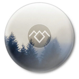 Значок с принтом Twin Peaks в Курске,  металл | круглая форма, металлическая застежка в виде булавки | Тематика изображения на принте: twin peaks | лес | лора палмер | ночь | огонь | сова | сосны | твин пикс