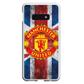 Чехол для Samsung S10E с принтом Manchester United №1! в Курске, Силикон | Область печати: задняя сторона чехла, без боковых панелей | manchester united | манчестер | юнайтед