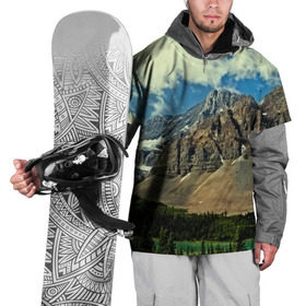 Накидка на куртку 3D с принтом Высокие горы в Курске, 100% полиэстер |  | Тематика изображения на принте: пейзаж