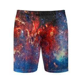 Мужские шорты 3D спортивные с принтом Млечный путь в Курске,  |  | nebula | звезды | созвездие | туманность