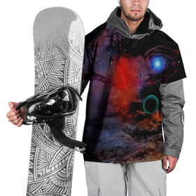 Накидка на куртку 3D с принтом Планеты галактики в Курске, 100% полиэстер |  | 