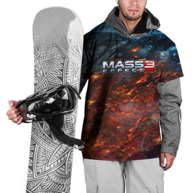 Накидка на куртку 3D с принтом Mass Effect в Курске, 100% полиэстер |  | n7 | shepard | галактика | жнец | космос | масс | нормандия | планета | шепард | эффект