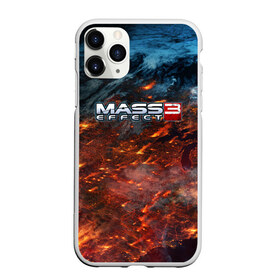 Чехол для iPhone 11 Pro матовый с принтом Mass Effect в Курске, Силикон |  | n7 | shepard | галактика | жнец | космос | масс | нормандия | планета | шепард | эффект