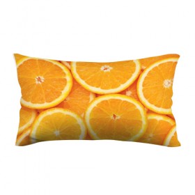 Подушка 3D антистресс с принтом Апельсинка в Курске, наволочка — 100% полиэстер, наполнитель — вспененный полистирол | состоит из подушки и наволочки на молнии | апельсин | свежесть | фрукт
