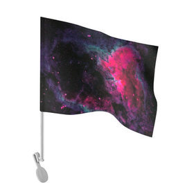 Флаг для автомобиля с принтом Загадочный космос в Курске, 100% полиэстер | Размер: 30*21 см | space | star | вселенная | звезды | космический | космос | созвездие