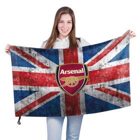 Флаг 3D с принтом Арсенал ФК в Курске, 100% полиэстер | плотность ткани — 95 г/м2, размер — 67 х 109 см. Принт наносится с одной стороны | arsenal | fc | арсенал | пушкари | футбольный клуб