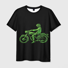 Мужская футболка 3D с принтом Motorcycle в Курске, 100% полиэфир | прямой крой, круглый вырез горловины, длина до линии бедер | 3d | motorcycle | sport | мото | мотоспорт | мотоцикл | прикольные | спорт