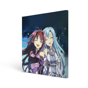 Холст квадратный с принтом Konno Yki_3 в Курске, 100% ПВХ |  | alfheim online | anime | konno yūki | sao | sword art online | zekken | абсолютный меч | аниме | асуна | кирито | конно юки | мастер меча онлайн | спящие рыцари