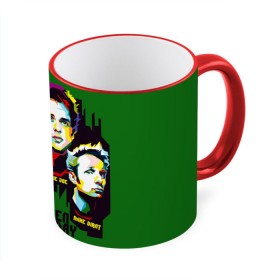 Кружка 3D с принтом Green Day в Курске, керамика | ёмкость 330 мл | Тематика изображения на принте: american idiot | green day | грин дей | грин дэй
