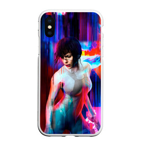 Чехол для iPhone XS Max матовый с принтом Ghost In The Shell 13 в Курске, Силикон | Область печати: задняя сторона чехла, без боковых панелей | anime | аниме | анимешник | анимешникам | девятый отдел | ко:каку кидо:тай | кусанаги | майор | мотоко | призрак в доспехах | спецподразделение по предотвращению захвата оболочки. мотоко кусанаги