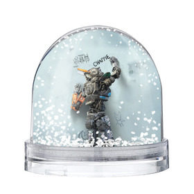 Снежный шар с принтом Чаппи в Курске, Пластик | Изображение внутри шара печатается на глянцевой фотобумаге с двух сторон | antwoord | chappie | die | ninja | yolandi | йоланди | ниндзя | робот