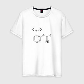 Мужская футболка хлопок с принтом Coffee в Курске, 100% хлопок | прямой крой, круглый вырез горловины, длина до линии бедер, слегка спущенное плечо. | кофе | кофейня | кофеман | любовь | напиток | химия | чай