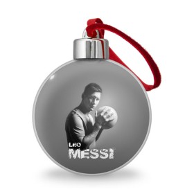 Ёлочный шар с принтом Leo Messi в Курске, Пластик | Диаметр: 77 мм | barcelona | spanish | аргентина | барселона | испания | лео | месси | мяч | футбол | футболист