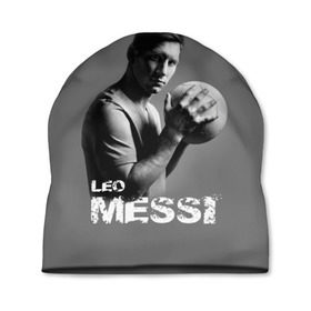 Шапка 3D с принтом Leo Messi в Курске, 100% полиэстер | универсальный размер, печать по всей поверхности изделия | barcelona | spanish | аргентина | барселона | испания | лео | месси | мяч | футбол | футболист