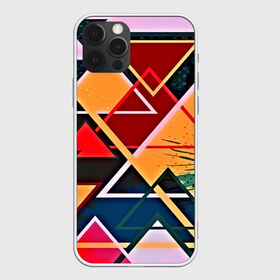 Чехол для iPhone 12 Pro Max с принтом similar triangles в Курске, Силикон |  | Тематика изображения на принте: абстракция | бумага | геометрия | грани | изгиб | линии | оптические | полигоны | полосы | постель | розовый | сочетания | текстура | треугольники