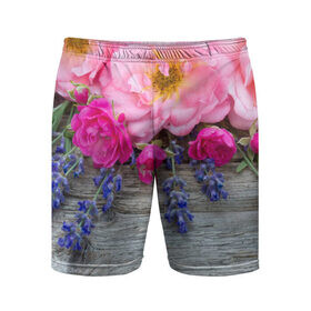 Мужские шорты 3D спортивные с принтом Весенний аромат в Курске,  |  | Тематика изображения на принте: желтый | красный | любовь | новинки | подарок | розы | сердце | текстура | тюльпаны | цветы