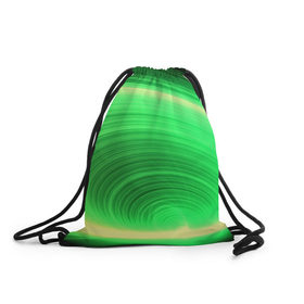 Рюкзак-мешок 3D с принтом Зеленые круги в Курске, 100% полиэстер | плотность ткани — 200 г/м2, размер — 35 х 45 см; лямки — толстые шнурки, застежка на шнуровке, без карманов и подкладки | 