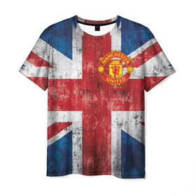 Мужская футболка 3D с принтом Красные дьяволы в Курске, 100% полиэфир | прямой крой, круглый вырез горловины, длина до линии бедер | Тематика изображения на принте: 3d | british | manchester united | mu | new | англия | великобритания | игра | красные дьяволы | лондон | манчестер | манчестер юнайтед | мю | новые | популярные | прикольные | флаг британии | футбол